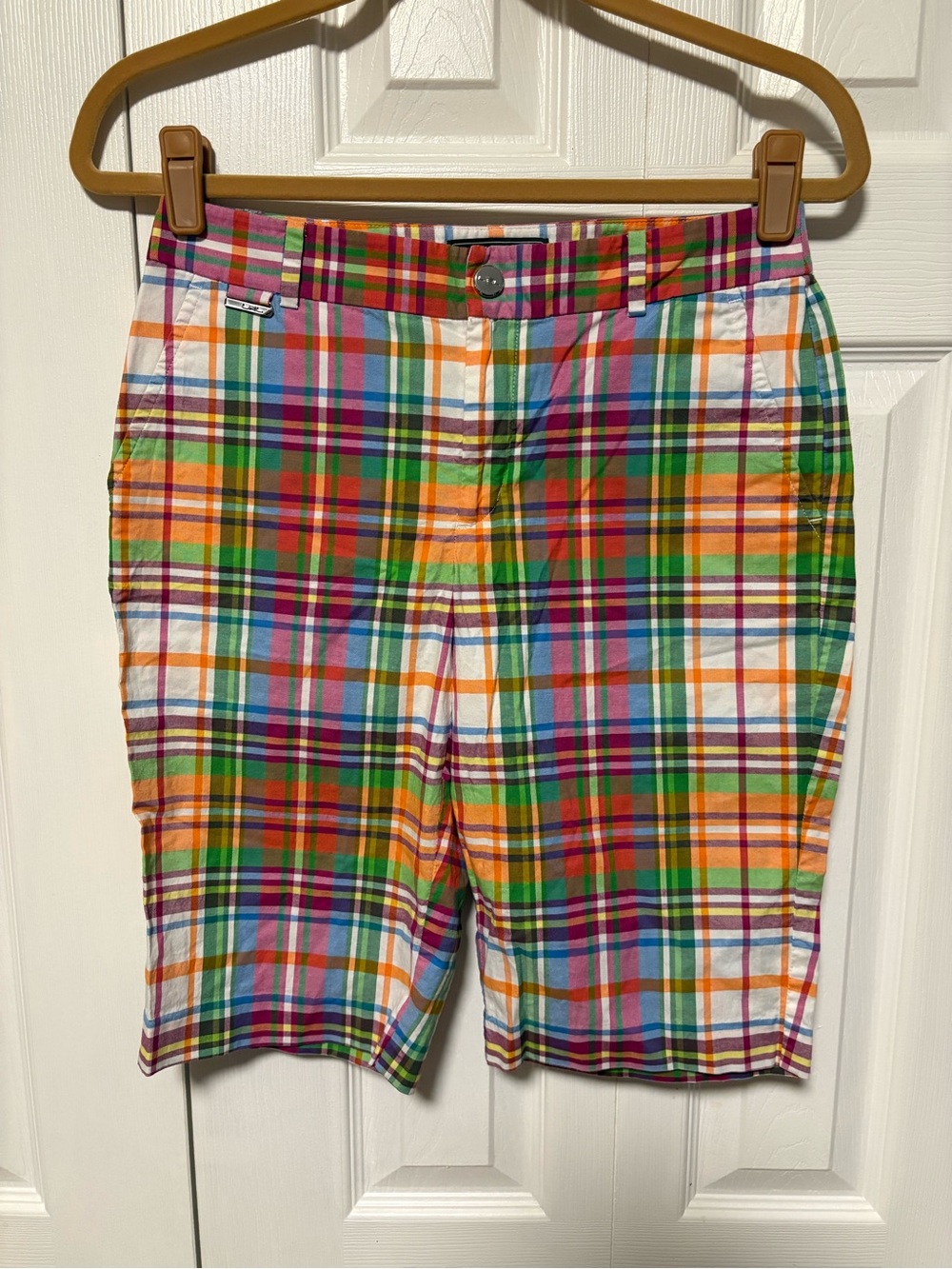 Ralph Lauren Multi-Color Plaid Bermuda Shorts - waist 29”